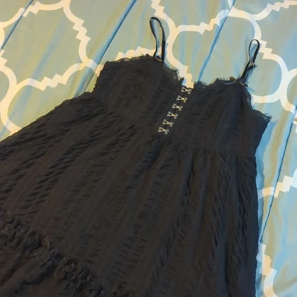 Dangerfield goth hook and eyelet babydoll dress BNWT gothic killstar like - Picture 3 of 7
